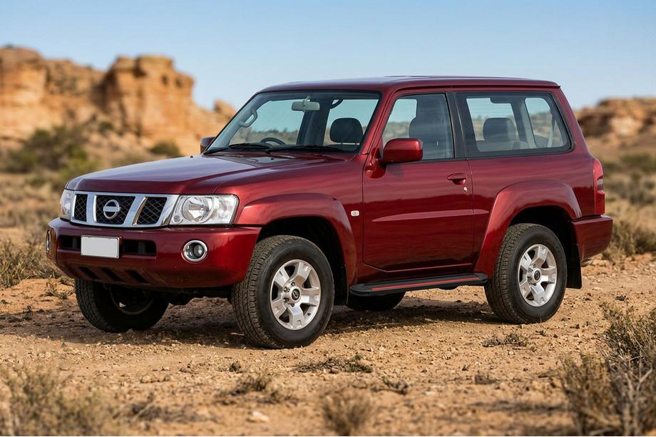 Nissan Patrol Y61 1997-2011 Seitenschweller Maya Red (2 Stk., Aluminium) Image