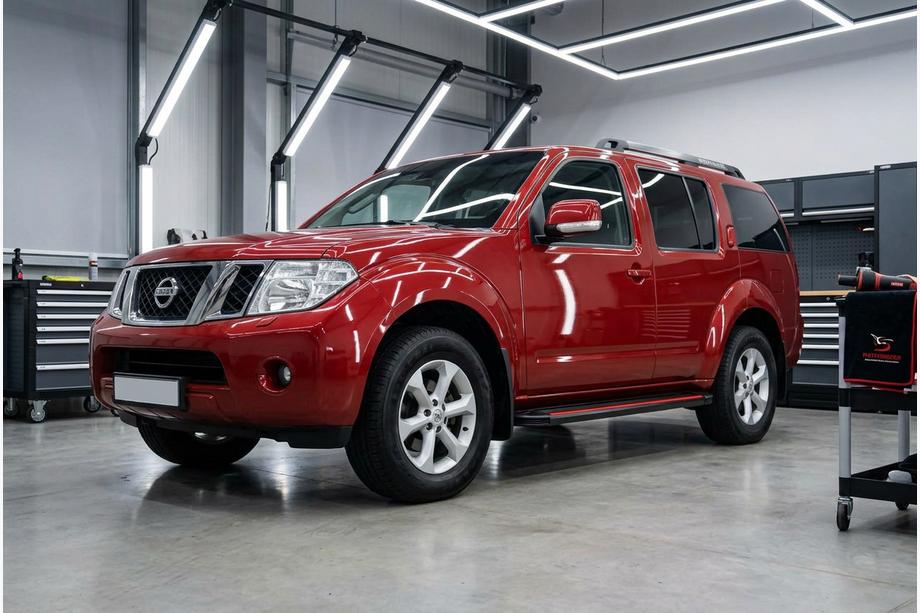 Nissan Pathfinder R51 2005-2014 Seitenschweller Maya Red (2 Stk., Aluminium) Foto 1
