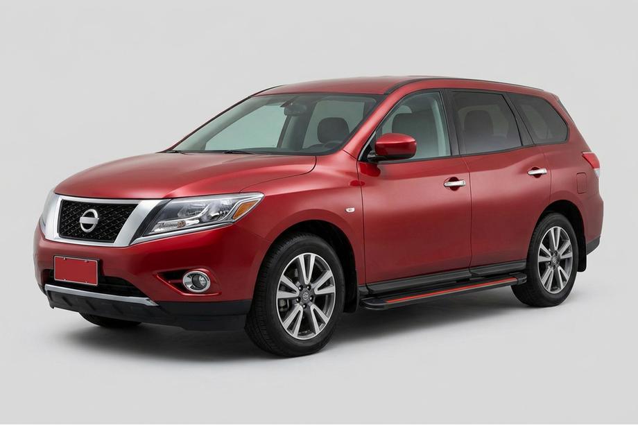 Nissan Pathfinder R52 2012-2021 Seitenschweller Maya Red (2 Stk., Aluminium) Image