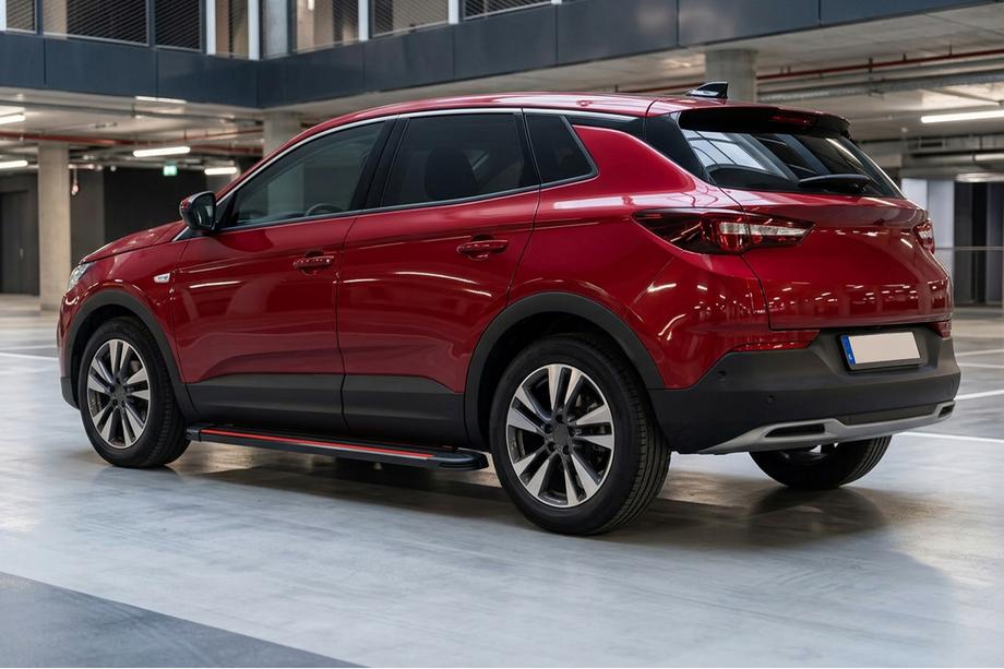 Opel Grandland X 2017- Seitenschweller Maya Red (2 Stk., Aluminium) Image