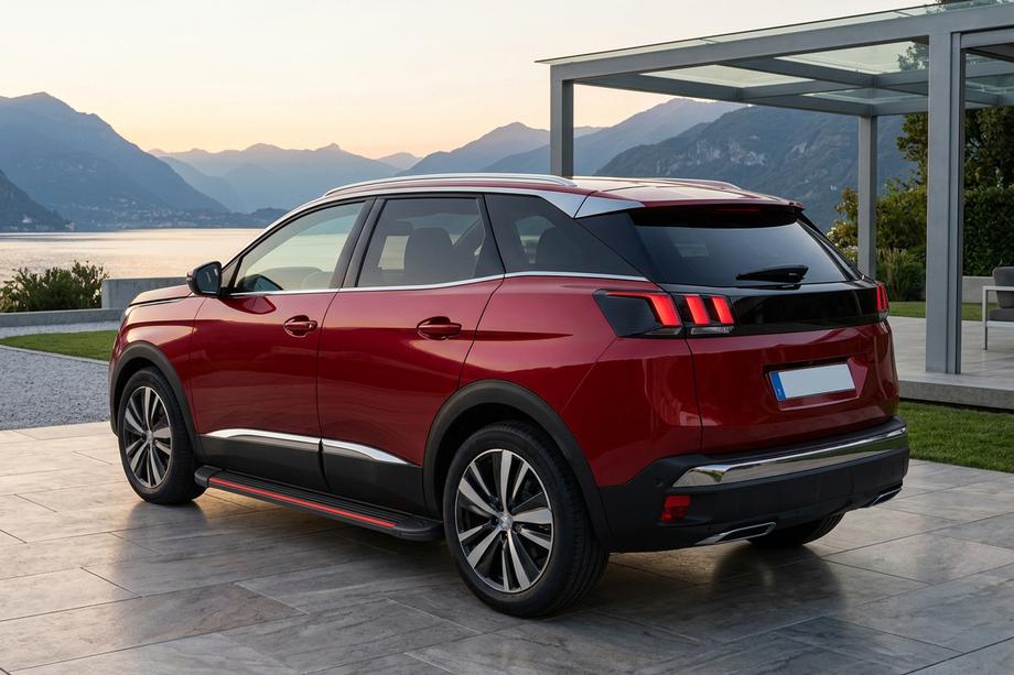 Peugeot 3008 2016-2023 Seitenschweller Maya Red (2 Stk., Aluminium) Image
