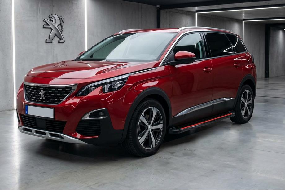 Peugeot 5008 2016-2023 Seitenschweller Maya Red (2 Stk., Aluminium) Image