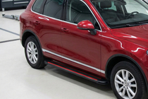 Porsche Cayenne 2003–2010 Seitenschweller Maya Red (2 Stk., Aluminium) Foto 1