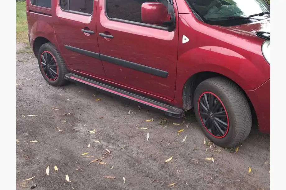 Renault Kangoo 2008–2020 Seitenschweller Maya Red (2 Stk., Aluminium) Image