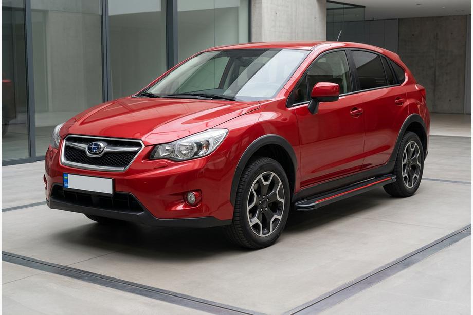 Subaru XV 2011-2017 Seitenschweller Maya Red (2 Stk., Aluminium) Image
