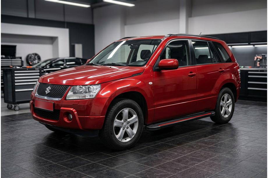 Suzuki Grand Vitara 2005-2017 Seitenschweller Maya Red (2 Stk., Aluminium) Image