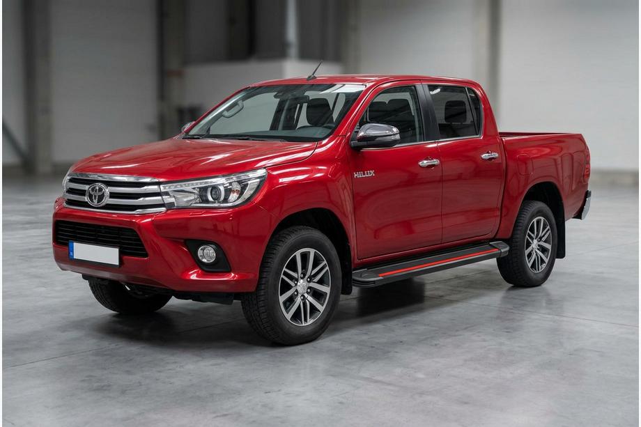 Toyota Hilux 2015- Seitenschweller Maya Red (2 Stk., Aluminium) Image