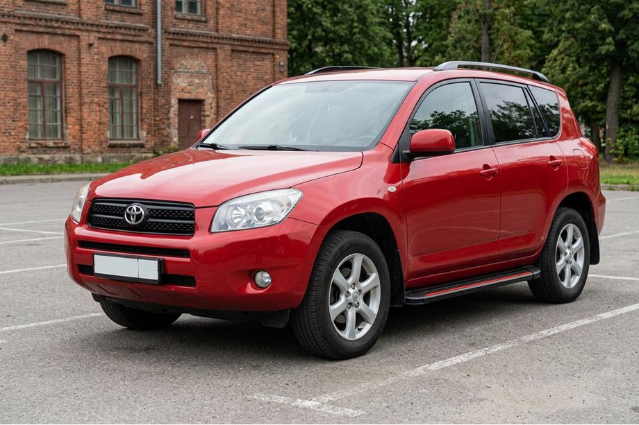 Toyota Rav 4 2006-2013 Seitenschweller Maya Red (2 Stk., Aluminium) Image