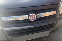 Fiat Doblo I 2005-2010 Chrom Kühlergrill Abdeckungen (2-tlg., Edelstahl) Carmos - Türkischer Edelstahl Foto 1