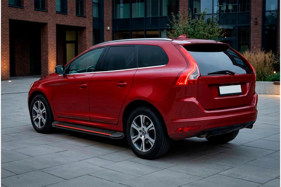 Volvo XC60 2009-2017 Seitenschweller Maya Red (2 Stk., Aluminium) Image
