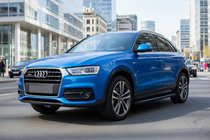 Audi Q3 2011-2019 Seitenschweller Maya Blue (2 Stk., Aluminium) Foto 1