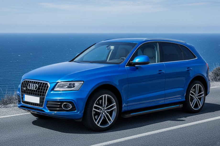 Audi Q5 2008-2017 Seitenschweller Maya Blue (2 Stk., Aluminium) Image