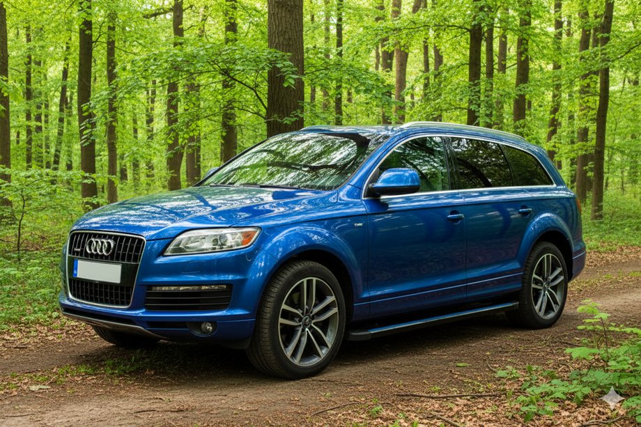 Audi Q7 2005-2015 Seitenschweller Maya Blue (2 Stk., Aluminium) Image