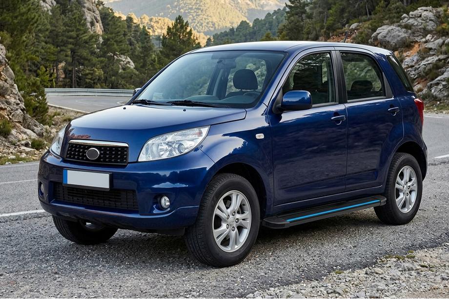 Daihatsu Terios 2006-2017 Seitenschweller Maya Blue (2 Stk., Aluminium) Image