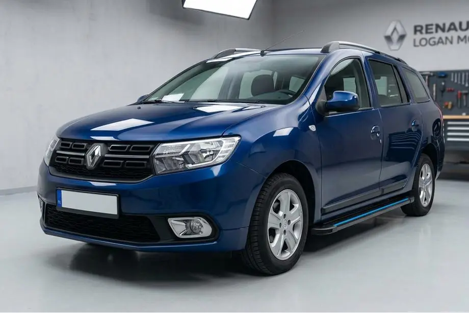 Dacia Logan MCV 2013-2020 Seitenschweller Maya Blue (2 Stk., Aluminium) Image