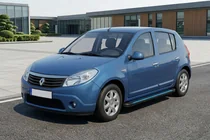 Dacia Sandero 2007-2013 Seitenschweller Maya Blue (2 Stk., Aluminium) Foto 1
