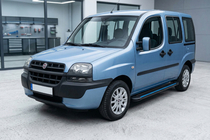 Fiat Doblo I 2005-2010 Seitenschweller Maya Blue (2 Stk., Aluminium) Maxi Basis Foto 1
