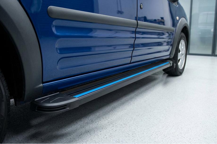 Ford Connect 2006–2009 Seitenschweller Maya Blue (2 Stk., Aluminium) Maxi Basis Image
