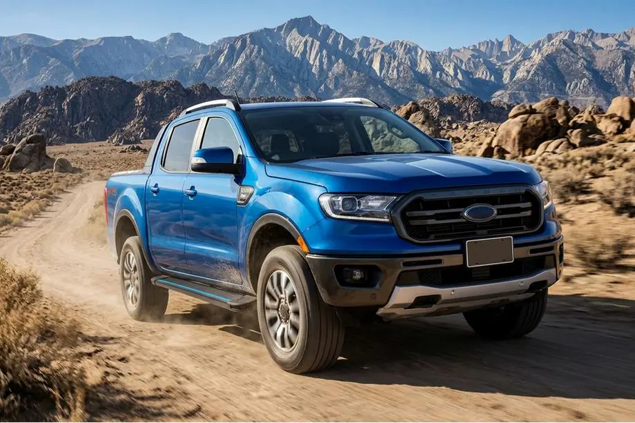 Ford Ranger 2011–2022 Seitenschweller Maya Blue (2 Stk., Aluminium) Image