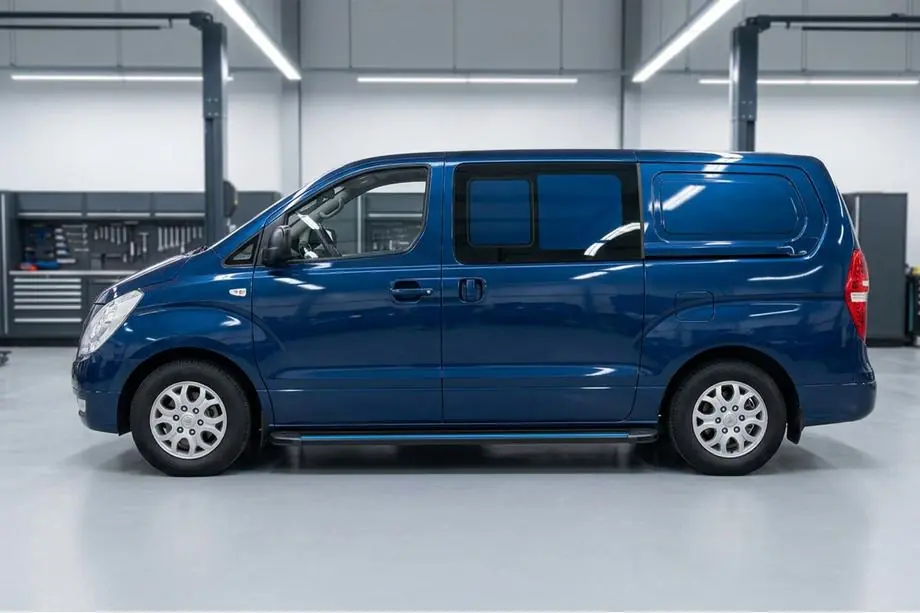 Hyundai H300, H1, Starex 2008-2020 Seitenschweller Maya Blue (2 Stk., Aluminium) Image
