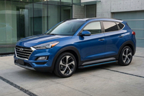 Hyundai Tucson TL 2016-2021 Seitenschweller Maya Blue-Black (2 Stk., Aluminium) Foto 1