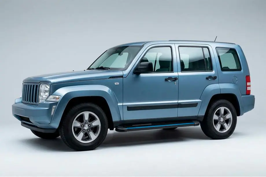 Jeep Cherokee/Liberty 2007-2013 Seitenschweller Maya Blue (2 Stk., Aluminium) Image