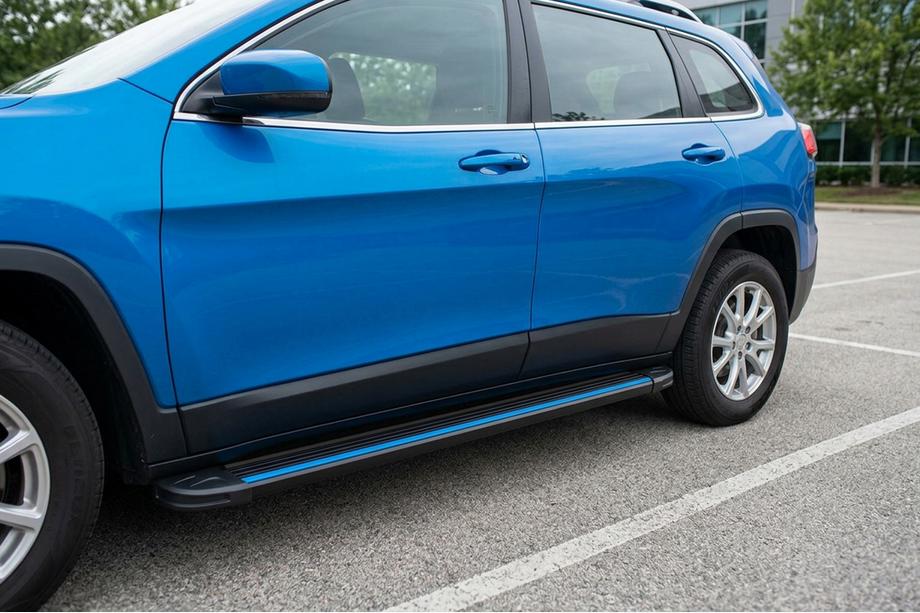 Jeep Cherokee KL 2013- Seitenschweller Maya Blue (2 Stk., Aluminium) Image