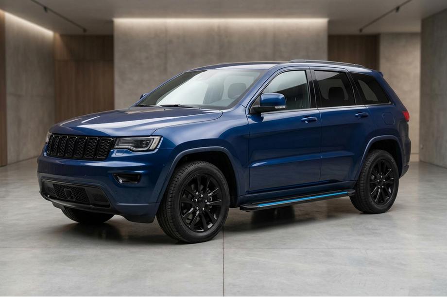 Jeep Grand Cherokee WK2 2010-2021 Seitenschweller Maya Blue (2 Stk., Aluminium) Image