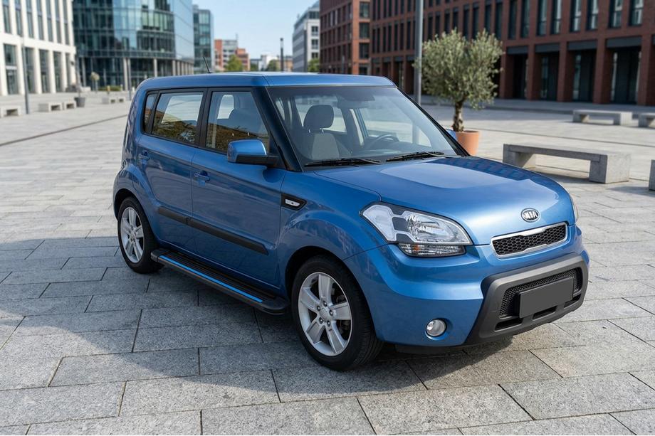 Kia Soul I 2008-2013 Seitenschweller Maya Blue (2 Stk., Aluminium) Foto 1