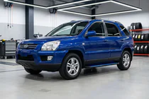Kia Sportage 2004-2010 Seitenschweller Maya Blue (2 Stk., Aluminium) Foto 1