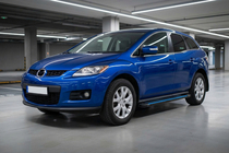 Mazda CX-7 2006-2012 Seitenschweller Maya Blue (2 Stk., Aluminium) Foto 1