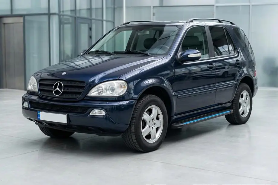 Mercedes ML W163 1997-2005 Seitenschweller Maya Blue (2 Stk., Aluminium) Image