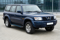 Nissan Patrol Y61 1997-2011 Seitenschweller Maya Blue (2 Stk., Aluminium) Foto 1