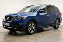 Nissan Pathfinder R52 2012-2021 Seitenschweller Maya Blue (2 Stk., Aluminium) Foto 1