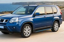Nissan X-trail T31 2007-2014 Seitenschweller Maya Blue (2 Stk., Aluminium) Foto 1