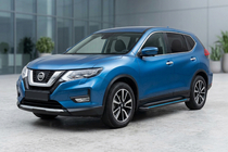 Nissan X-trail T32/Rogue 2014-2021 Seitenschweller Maya Blue (2 Stk., Aluminium) Foto 1
