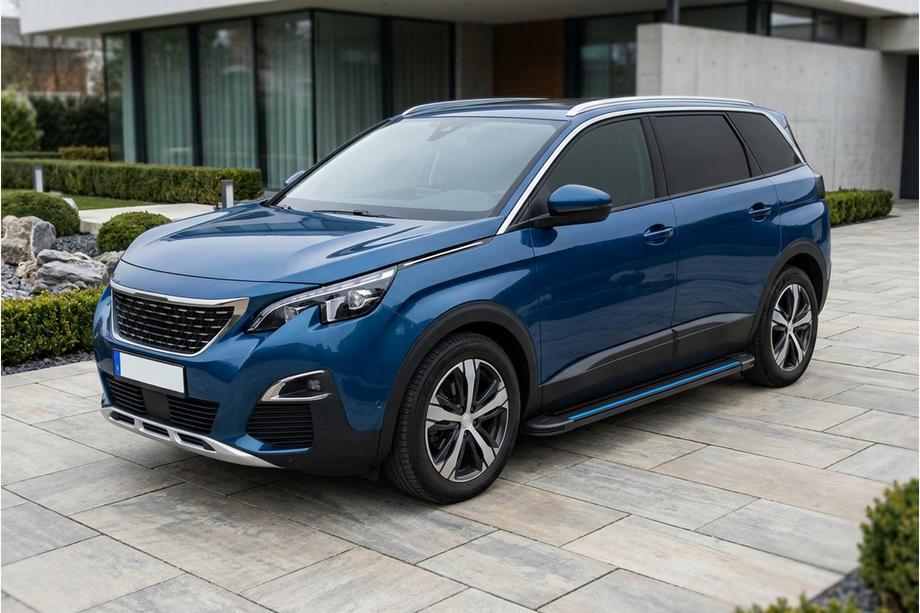 Peugeot 5008 2016-2023 Seitenschweller Maya Blue (2 Stk., Aluminium) Image