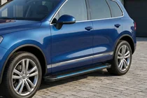 Porsche Cayenne 2003–2010 Seitenschweller Maya Blue (2 Stk., Aluminium) Foto 1