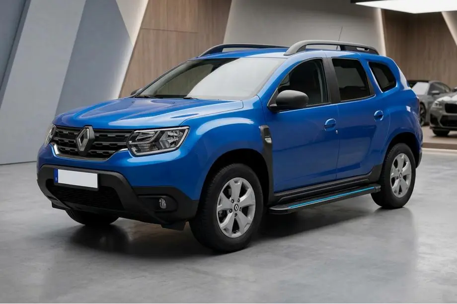 Renault Duster 2018-2024 Seitenschweller Maya Blue (2 Stk., Aluminium) Image