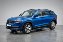 Skoda Kodiaq 2016-2023 Seitenschweller Maya Blue (2 Stk., Aluminium) Foto 1