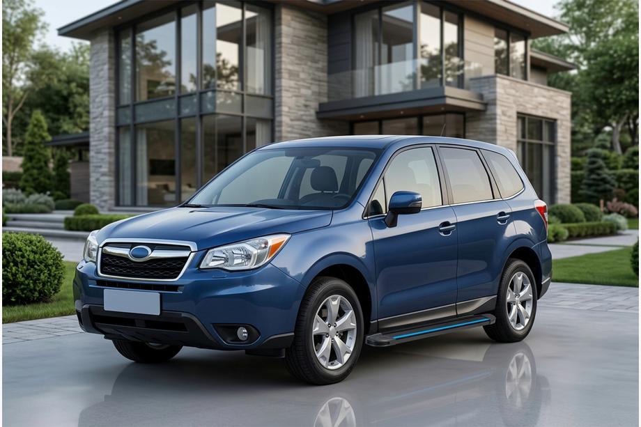 Subaru Forester 2013-2018 Seitenschweller Maya Blue (2 Stk., Aluminium) Image