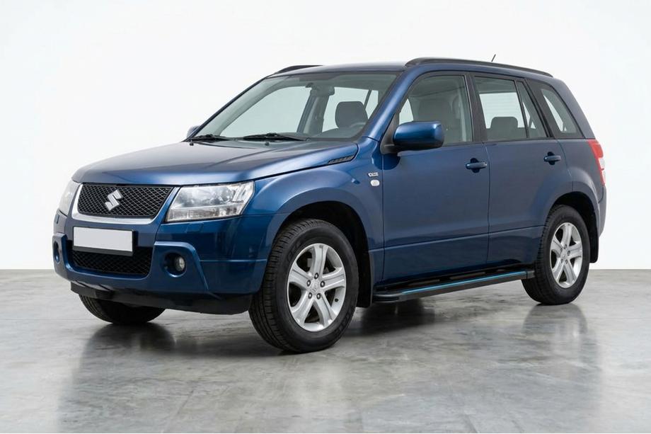 Suzuki Grand Vitara 2005-2017 Seitenschweller Maya Blue (2 Stk., Aluminium) Image