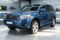 Toyota Highlander 2008-2013 Seitenschweller Maya Blue (2 Stk., Aluminium) Foto 1