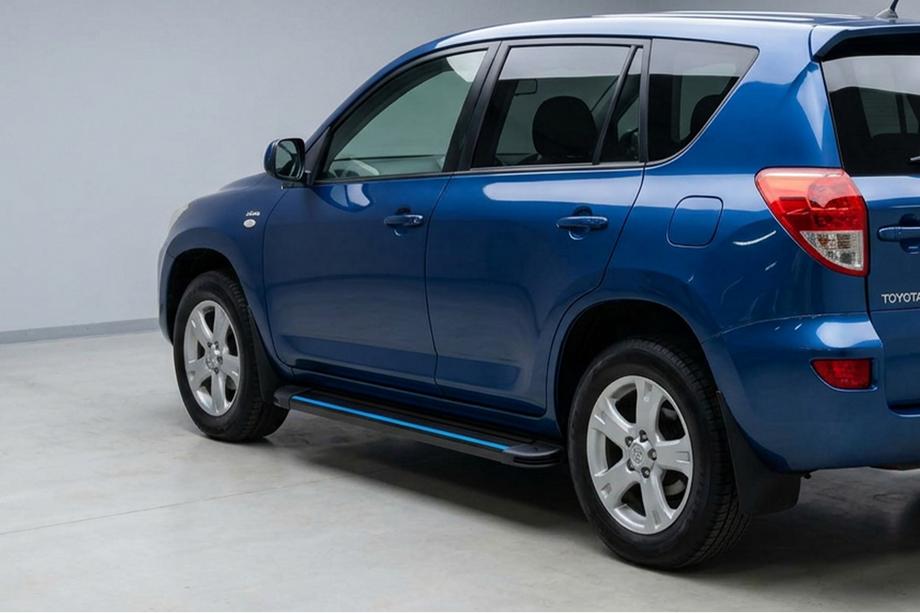 Toyota Rav 4 2006-2013 Seitenschweller Maya Blue (2 Stk., Aluminium) Image