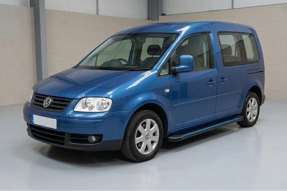 Volkswagen Caddy 2004-2010 Seitenschweller Maya Blue (2 Stk., Aluminium) Image