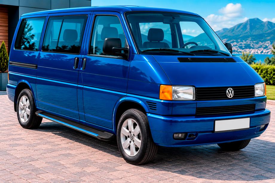 Volkswagen T4 Caravelle/Multivan 1990–2003 Seitenschweller Maya Blue (2 Stk., Aluminium) Image