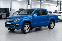Volkswagen Amarok 2010-2022 Seitenschweller Maya Blue-Black (2 Stk., Aluminium) Foto 1