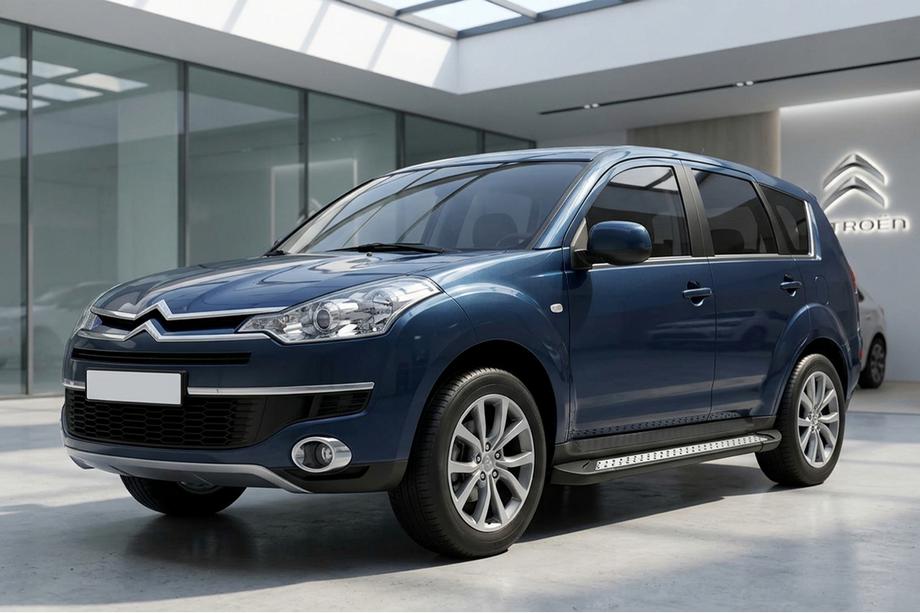 Citroen C-Crosser 2007-2013 Seitenschweller New Vision Black (2 Stk., Aluminium) Image