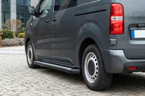 Citroen Jumpy 2007–2017 Seitenschweller New Vision Black (2 Stk., Aluminium) Kurzer Radstand Foto 1