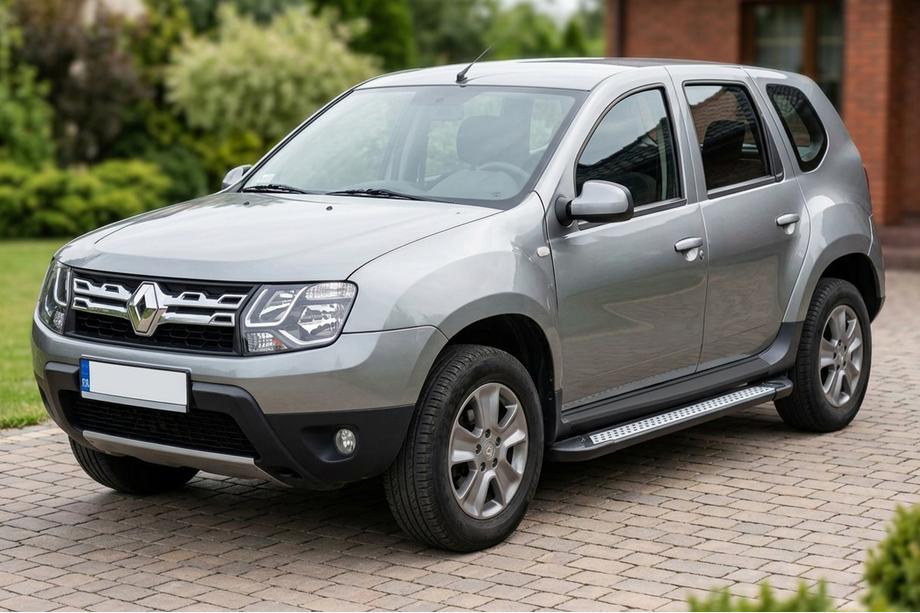 Dacia Duster 2008-2018 Seitenschweller New Vision Black (2 Stk., Aluminium) Image